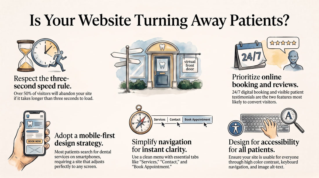 Is Your Website Turning Away Patients? The Dentist’s Guide to a User-Friendly Site That Gets Results? The Smile Inc.