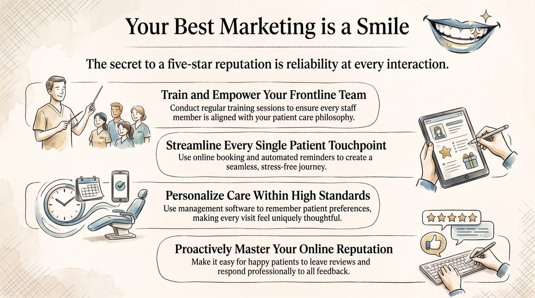 Building a Five-Star Reputation with Consistent Care for Your Dental Clinic The Smile Inc.