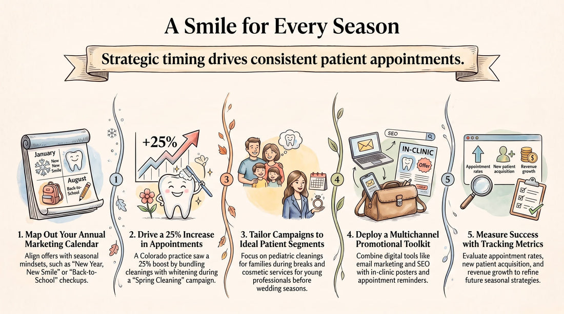 Seasonal Campaigns: Maximizing Patient Appointments Year-Round: A Dentist's Guide to Seasonal Marketing The Smile Inc.