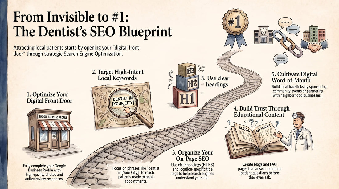 From Invisible to #1: The Ultimate Dentist SEO Guide to Get More Patients 🦷 The Smile Inc.