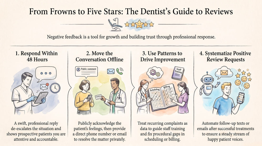 Don't Fear the Feedback: A Dentist's Guide to Turning Negative Reviews into a Powerful Marketing Tool The Smile Inc.