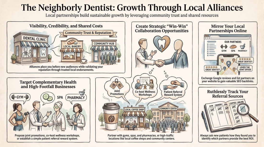 Unlock New Patients: A Dentist's Guide to Local Business Partnerships 🤝 The Smile Inc.