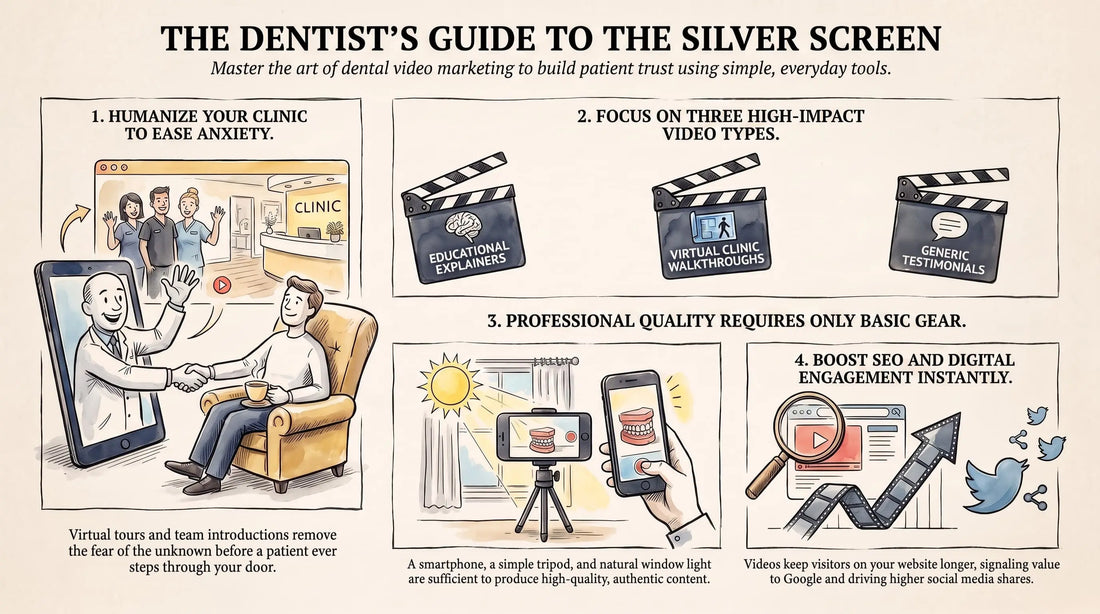 Video Content: Clinic Tours, Patient Education, and Live Q&A for Dental Marketing The Smile Inc.