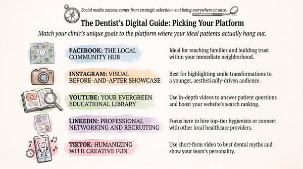 Choosing the Right Social Media Platforms for Your Dental Clinic