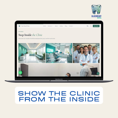 Dental Clinic Website Template | Admin Dashboard + WhatsApp Booking | React | No-Code Editable | Instant Download