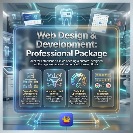 Web Design & Development —  Professional - The Smile Inc.