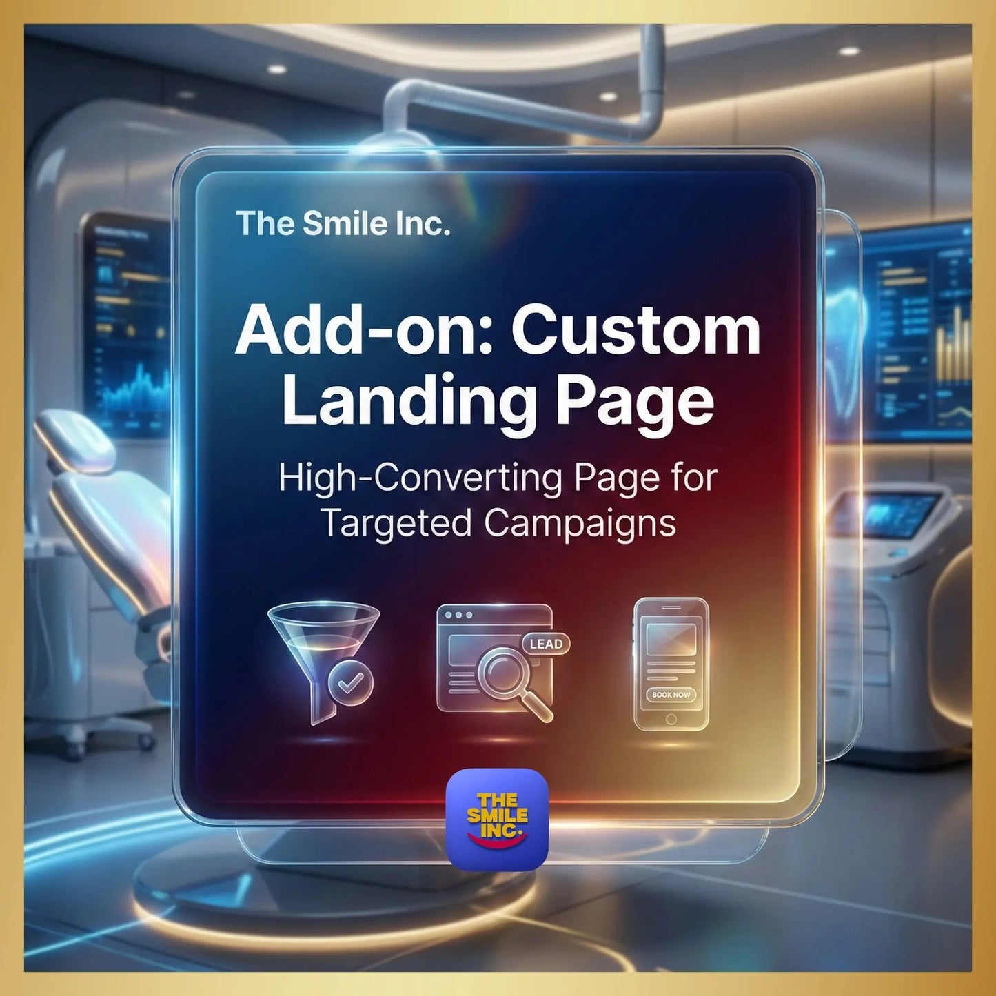 Add-on: Custom Landing Page - The Smile Inc.