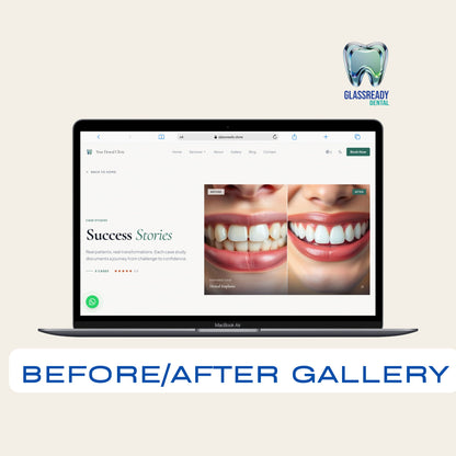 Dental Clinic Website Template | Admin Dashboard + WhatsApp Booking | React | No-Code Editable | Instant Download