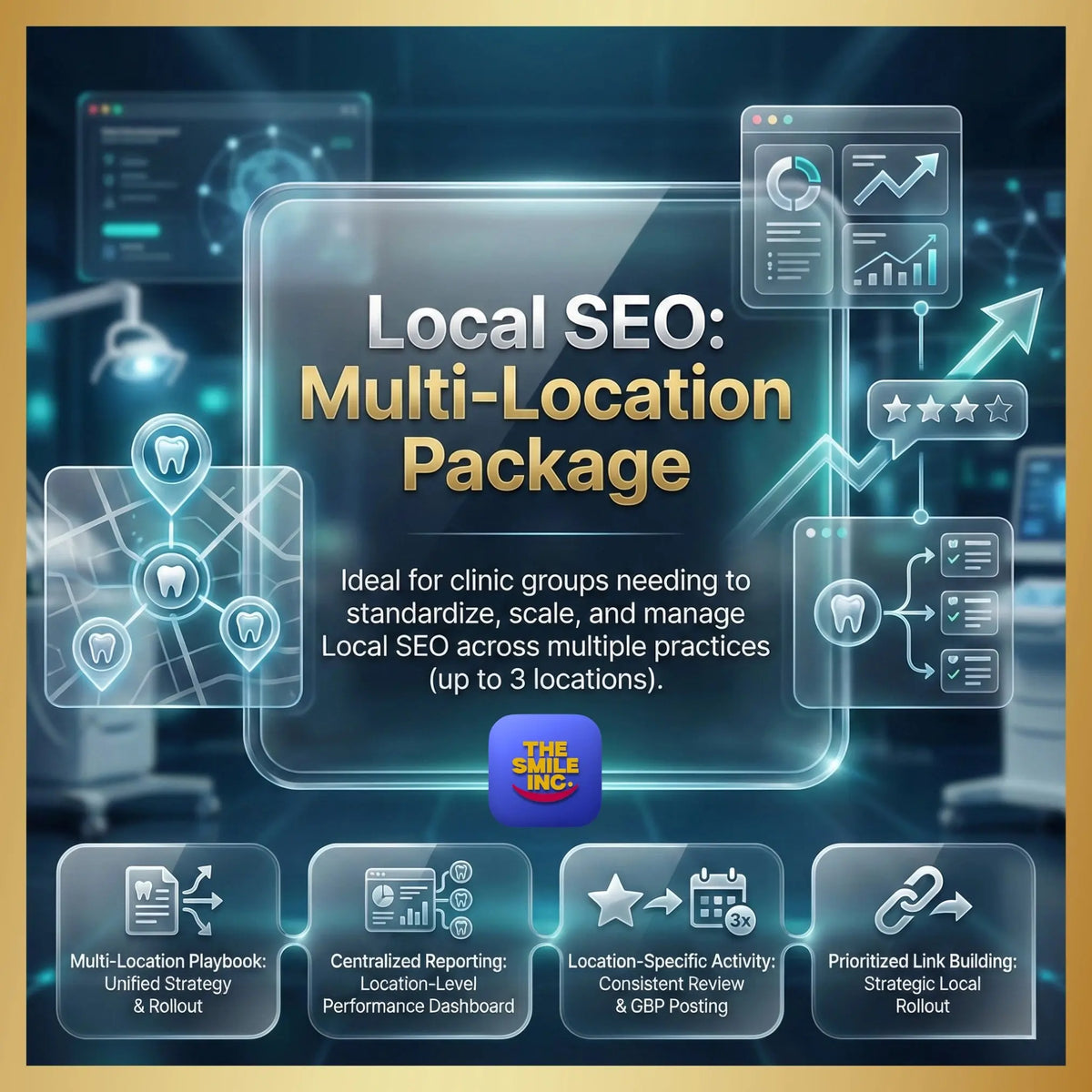 Local SEO Multi-Location package for dental groups
