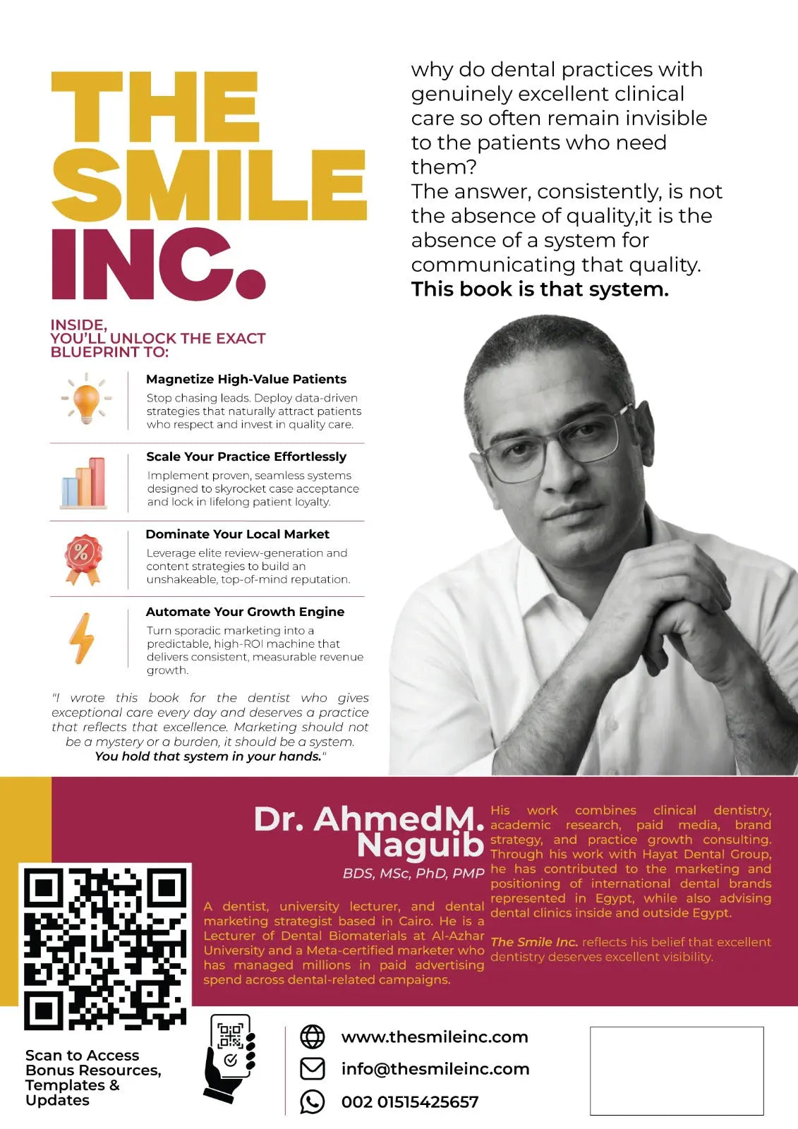 The Smile Inc. The Complete Dental Marketing Playbook: Data-Driven Strategies for Patient Acquisition, Practice Growth, and Reputation Management. The Smile Inc.